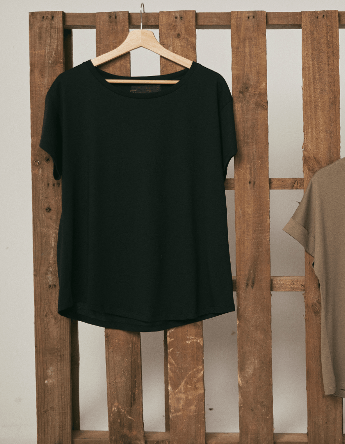 Basic Negro Tencel - Organico, biodegradable y compostable - Kumo Chile