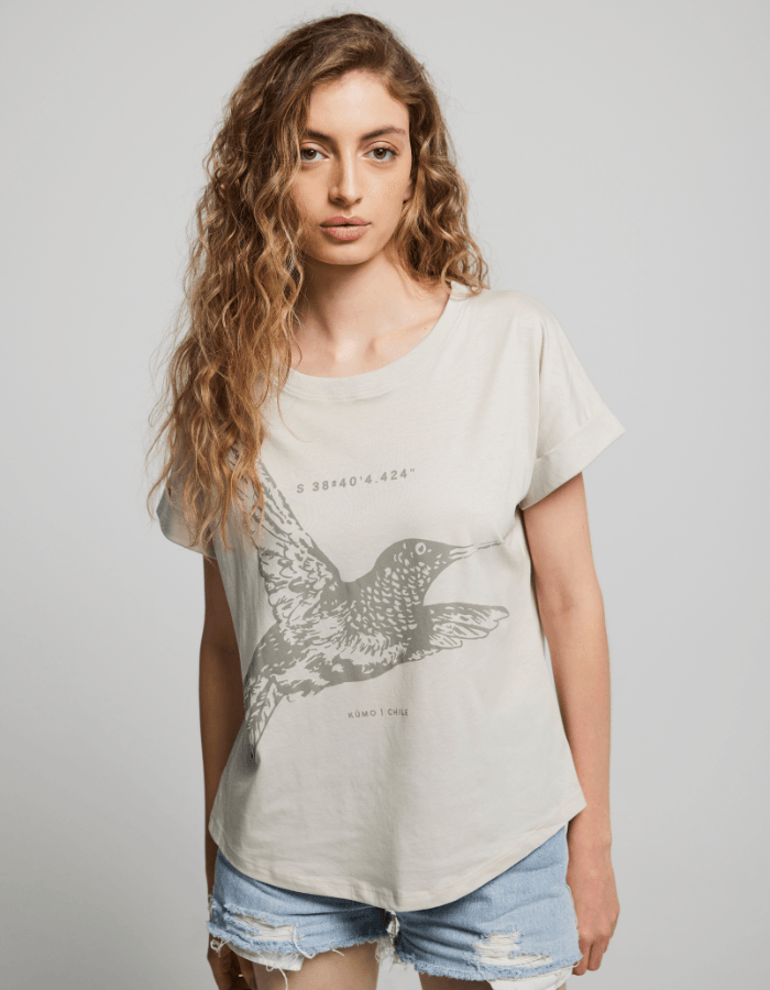 Colibrí Beige Tencel - Orgánico, biodegradable y compostable - Kumo Chile