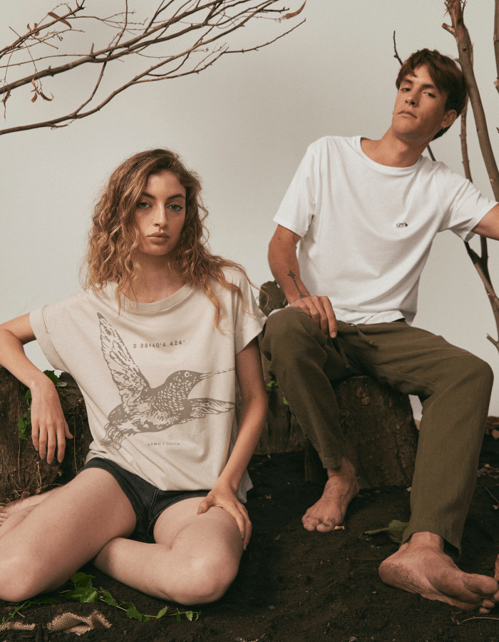 Colibrí Beige Tencel - Orgánico, biodegradable y compostable - Kumo Chile