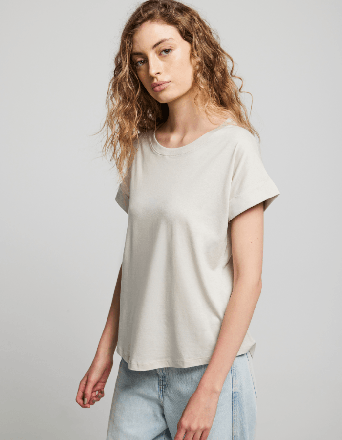 Basic Manga Beige Tencel - Organico, biodegradable y compostable - Kumo Chile