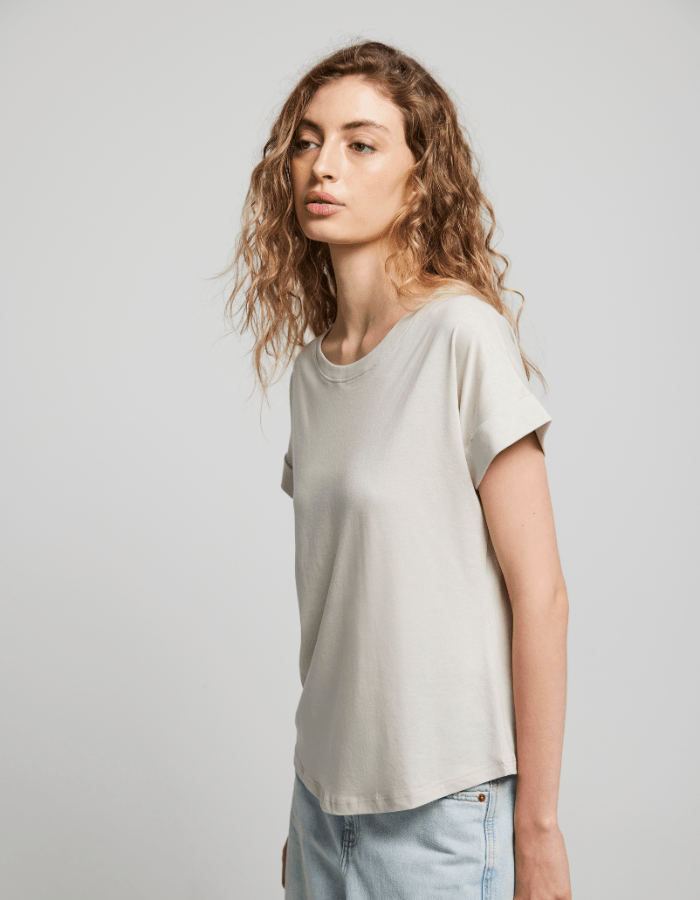 Basic Manga Beige Tencel - Organico, biodegradable y compostable - Kumo Chile